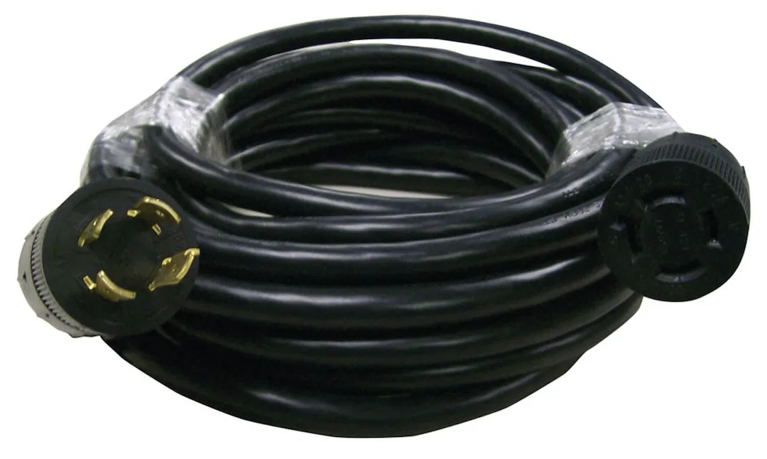 A10-G30254E – VALTERRA LLC Power Cord, Power Supply Cord 4 Prong With Twist Lock Single Output 30 Amp 25 Foot Length ...